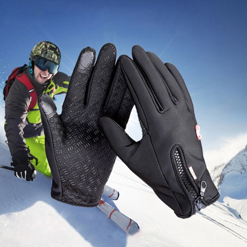 Hiver chaud vélo moto cyclisme randonnée gants Sports de plein air gants tactique mitaines ski gant