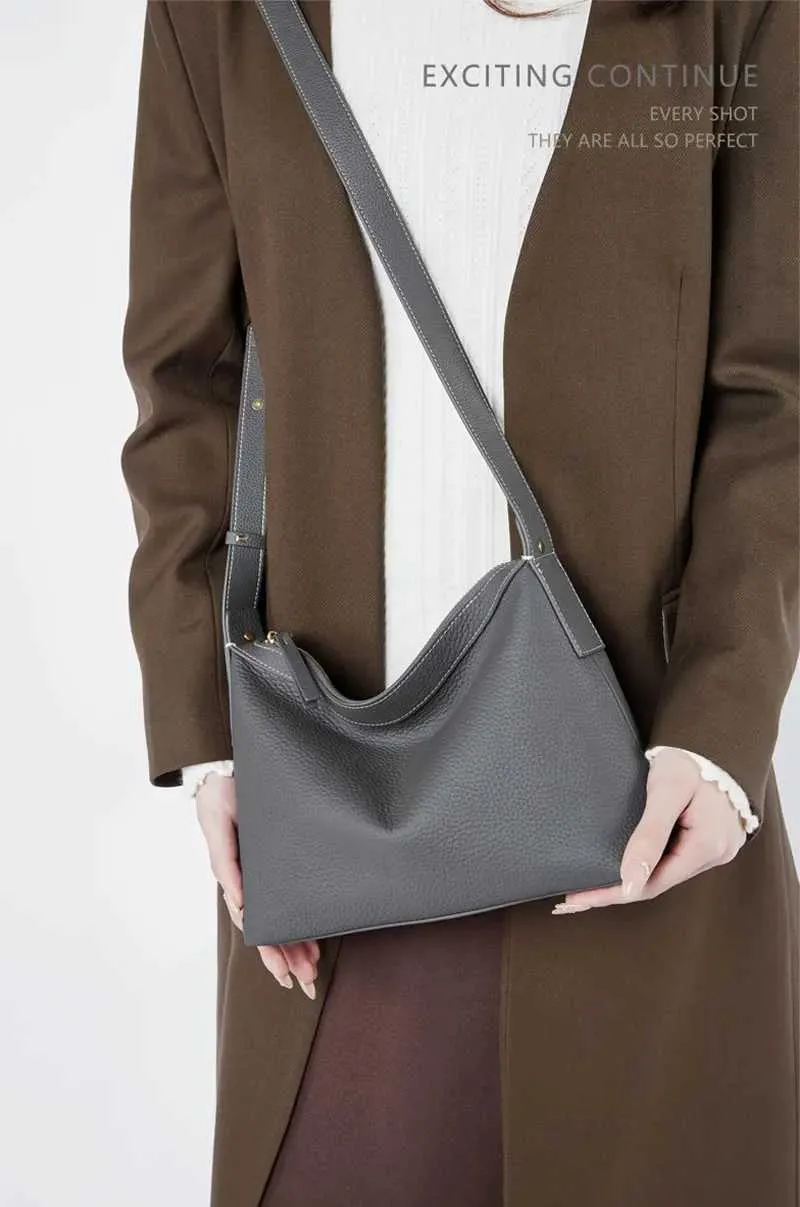 100% pelle di mucca da donna nuova moda tracolla regolabile borsa a tracolla da donna in vera pelle borse a tracolla da donna 2835C241210_voghion.com