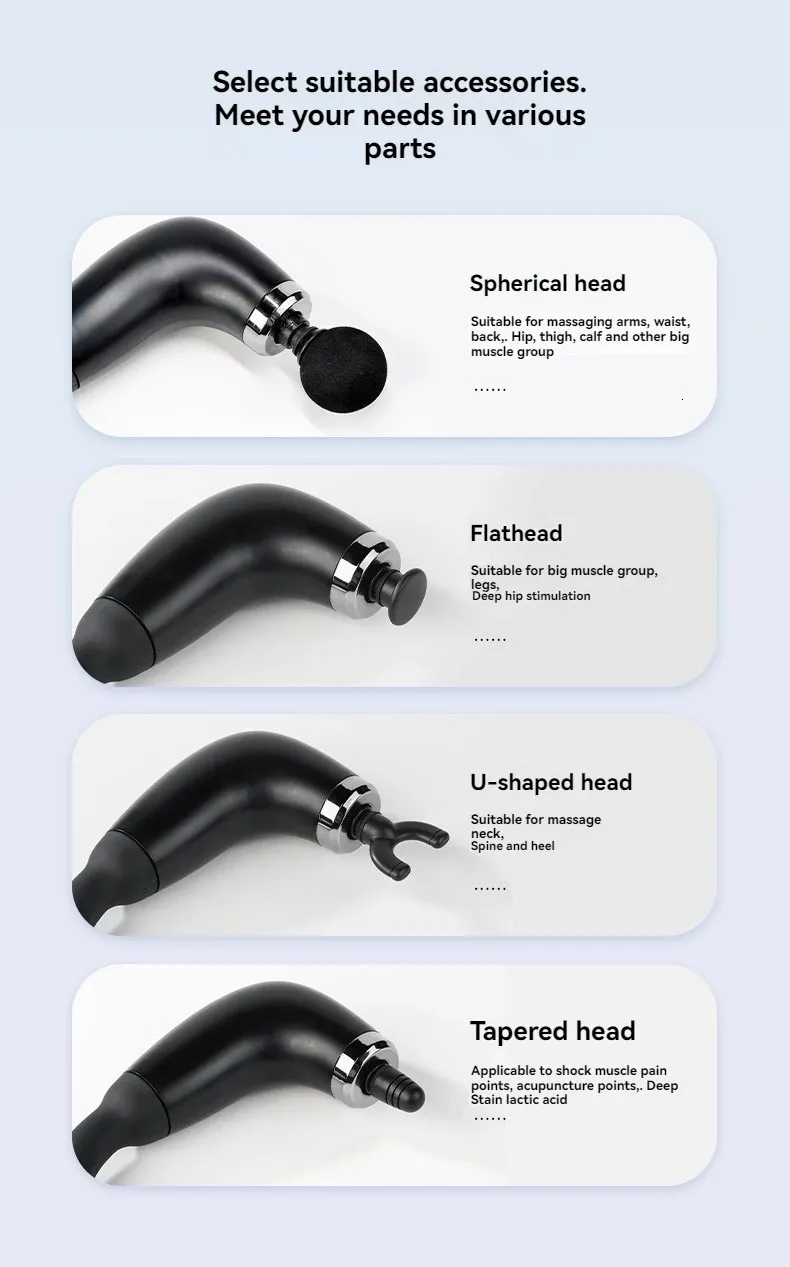 Smart Massage Gun - Rechargeable Handheld_voghion.com