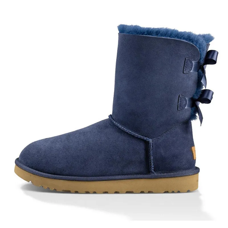 Snow Designer boots Women Winter Fashion Australia Classic Slip-On Short Ankle Knee Bow girl MINI Bailey Boot Womens_voghion.com