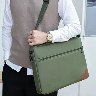 Sacoche à bandoulière portable pour homme, sacoche pour ordinateur portable, sacoche d'affaires, 241128_voghion.com