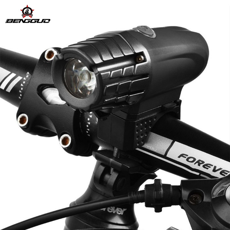 2256 Vélo USB Charge Haute Luminosité Phares De Vélo De Montagne LED Feux Arrière D'avertissement Bounce Fruit Équipement De Conduite