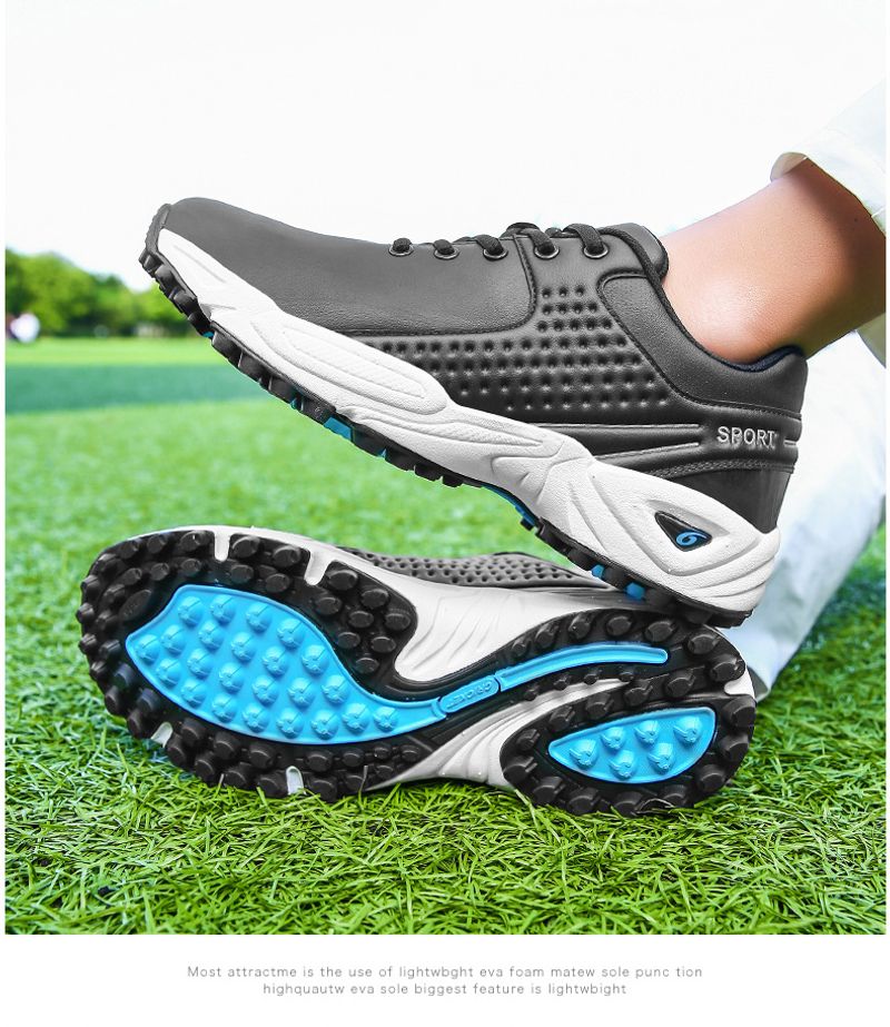 Letnie wygodne nowe trampki męskie młodzieżowe Strolg golfowe casualowe buty sportowe na świeżym powietrzu trendy_voghion.com