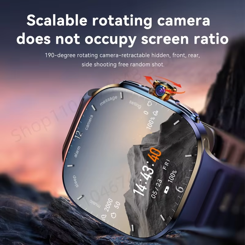 M99 Smartwatch Mit Amoled Display Und Drehbarer Kamera Android_voghion.com