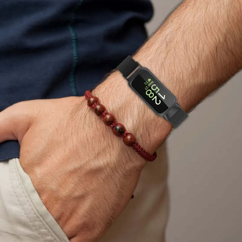 1pc Men Women Sports Leisure Smart Watch Strap for Fitbit Inspire 3 Stainless Steel Smartwatch Accessories Wristbands_voghion.com