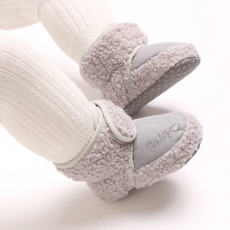 Warm Infant Toddler Crib Snow Boots Soft Comfortable Little Kids Anti-Slip Socks Littlesprouts Newborn Baby Shoes_voghion.com