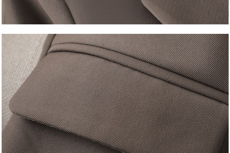 Vêtements pour femmes automne nouveau style veste à col pour femmes couleur unie professionnel décontracté mode polyvalent simple_voghion.com