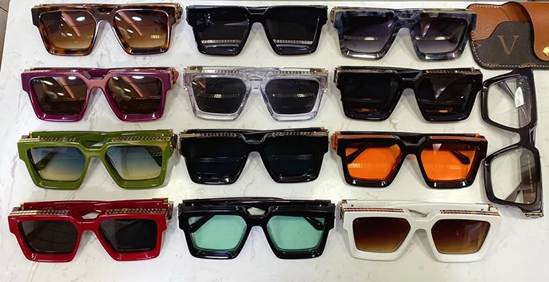 Moud Fra Sonnebrëll Frame Retro transparent gro Ronn Designer Trend klassesch Brëller optesch personaliséiert Rezept_voghion.com
