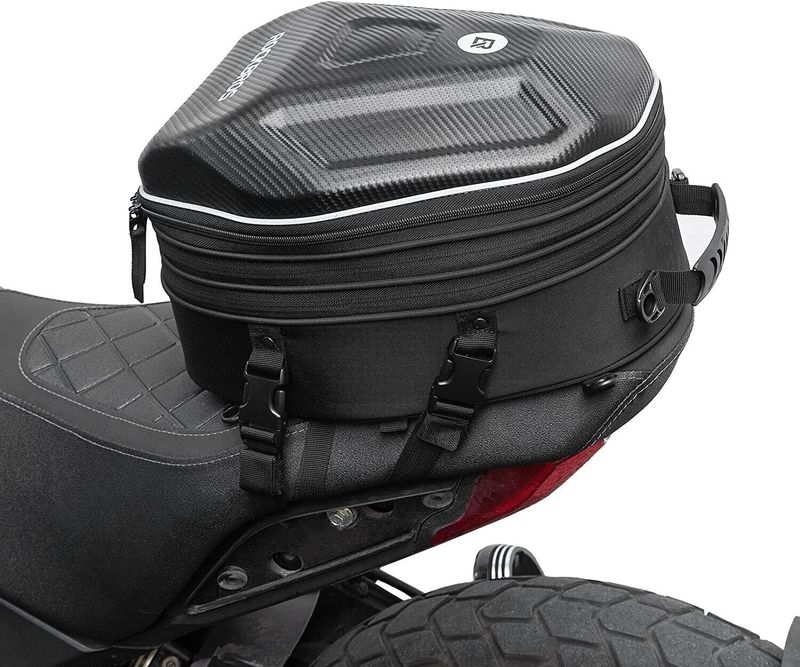 ROCKBROS Heck Motorrad Sitztasche Wasserdicht Mit Regenschutz Rucksack_voghion.com