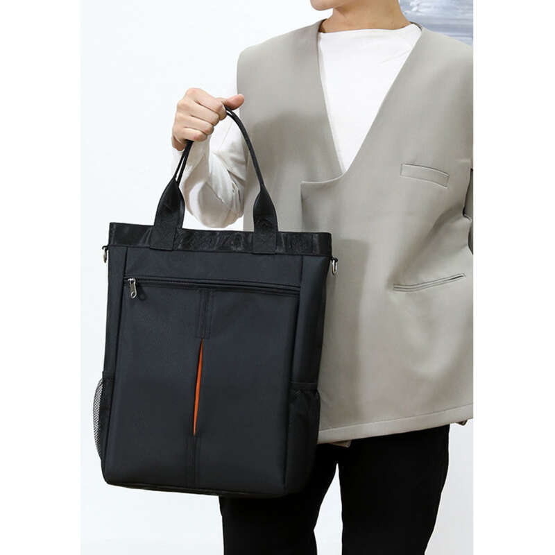 Męska torba biznesowa na laptopa, minimalistyczna, swobodna torba na ramię_voghion.com