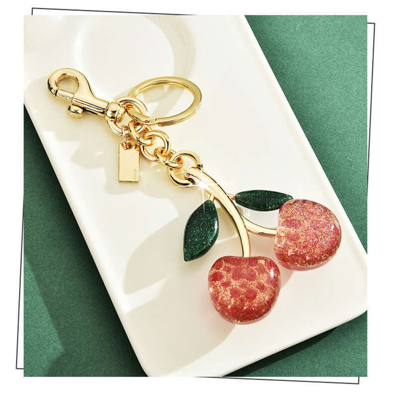 Cherry Keychain, Pendant, Women's Handbag Accessory, Exquisite Car Keychain_voghion.com