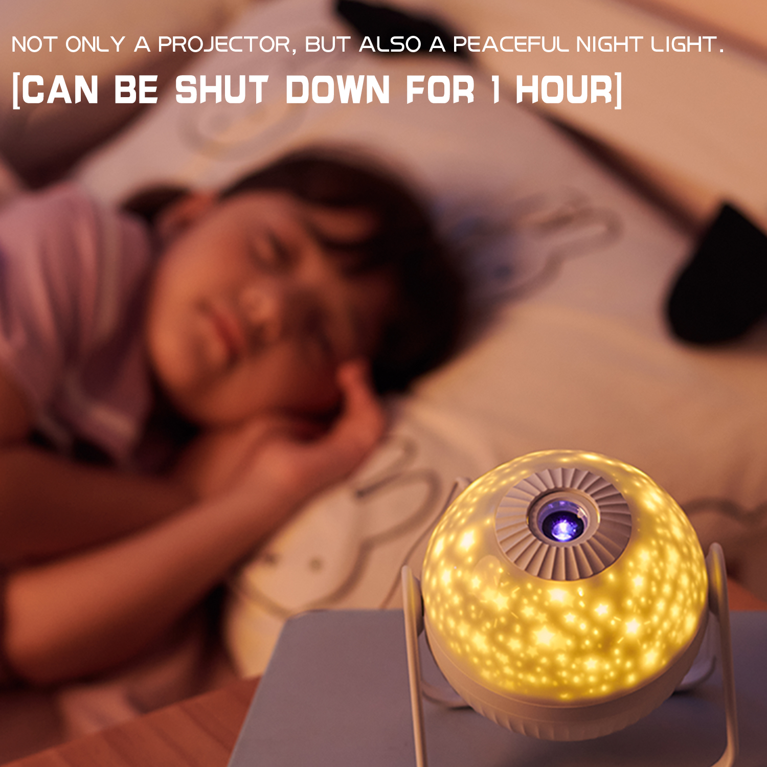 Proiettore stellare a LED Luce notturna 6 in 1 Planetario Projectionr Galaxy Starry Sky Proiettore Lampada Luci notturne rotanti USB 우주 무드등_voghion.com