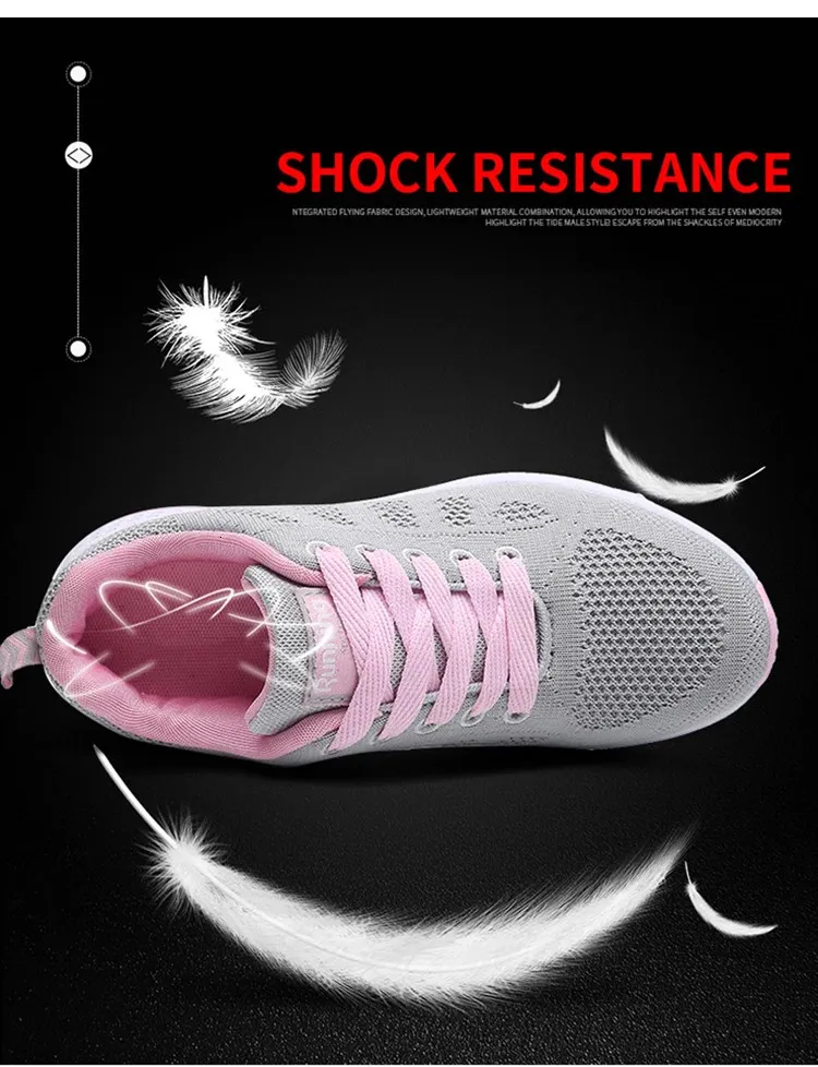 Chaussures plates légères à lacets, style infirmière, bout rond, pour femmes, grandes tailles 241213_voghion.com