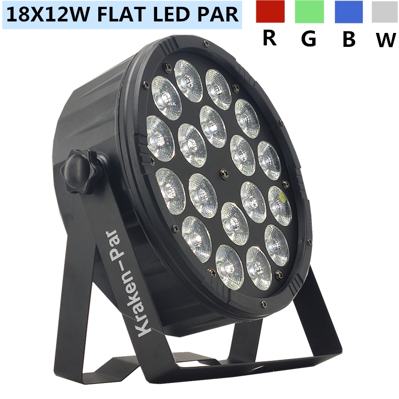 NUOVO stampo 18X12W RGBW LED PAR Light/luce da discoteca controllo DMX512 LED wash light stage attrezzatura professionale per DJ 100% nuovo_voghion.com