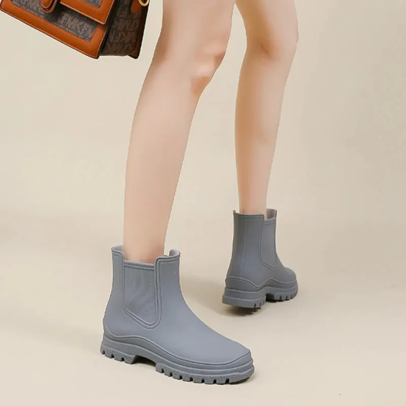 Regnstövlar Dam Vattentät Isolerad Gummi Skor Dam Trädgård Galoscher Boots Dam Fiske Vatten Sko Botas Para Lluvia_voghion.com
