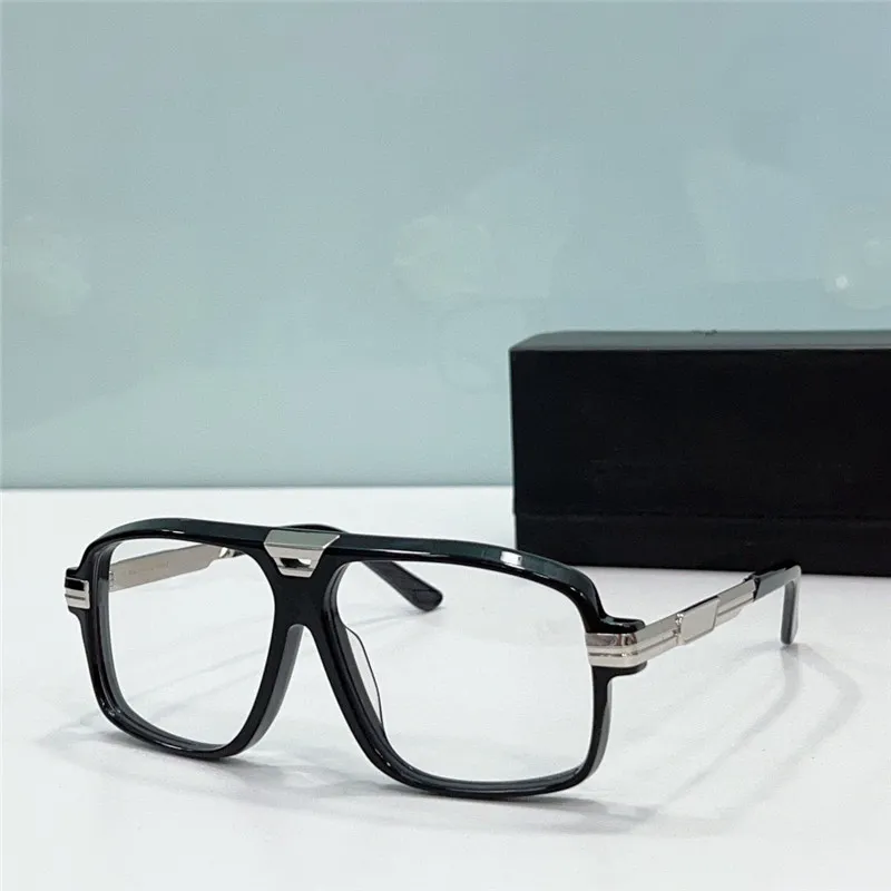 Fashionable Women's Square Optical Glasses In Transparent Acetate_voghion.com