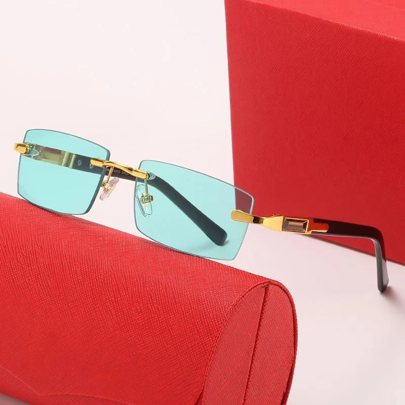 Classic Men's Sunglasses Retro Designer Metal Frame Eyewear_voghion.com