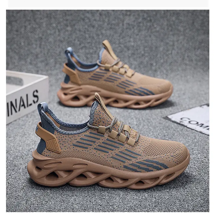 Herr löparskor andningsbara mesh sneakers för jogging_voghion.com