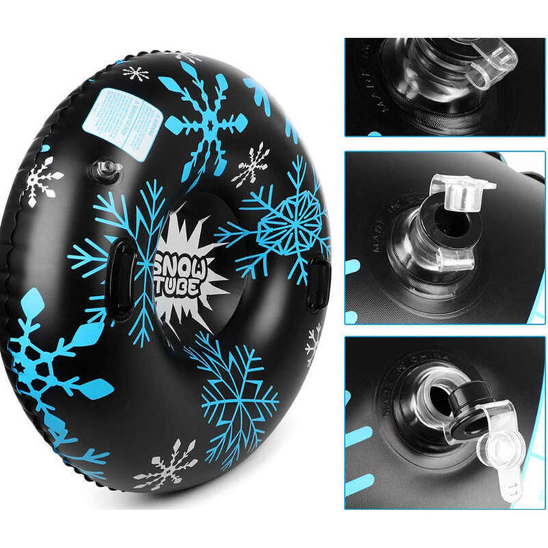 Direct Circle Adult Winter Outdoor Toy PVC Single Inflatable Skiing Tire_voghion.com