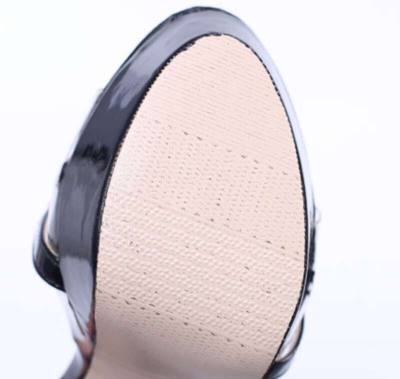 Sandales à talons hauts décontractées à la mode, nouvelles chaussures d'été sexy à strass avec des chaussures imperméables_voghion.com