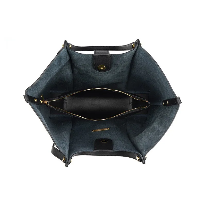 Abendtaschen Echtes Leder Tote Damentasche Herbst- und Wintermode Lässige Handtasche Schulter Große Kapazität Crossbody_voghion.com