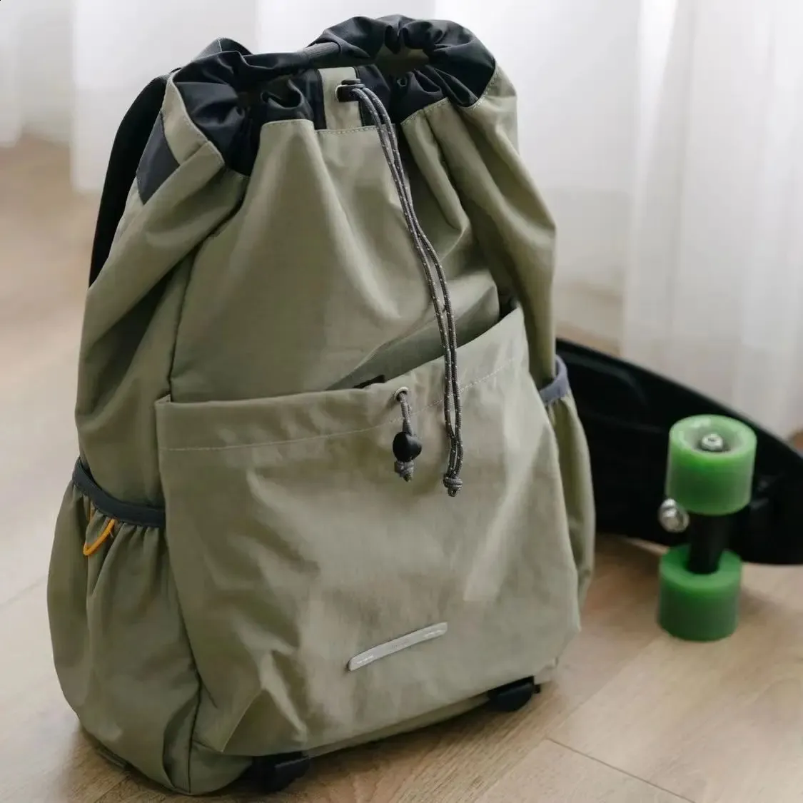 Drawstring Backpack For Women Casual Y2k Preppy School Rucksack_voghion.com