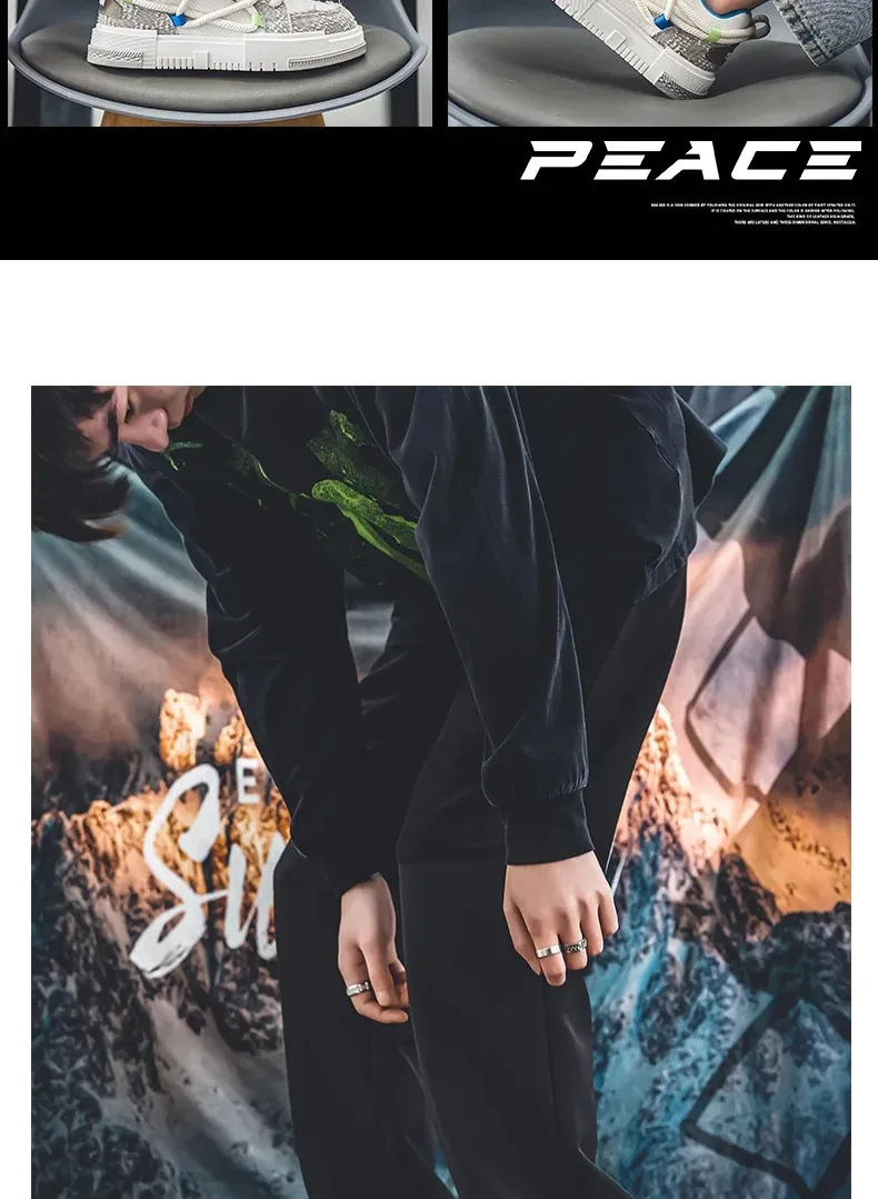 Chaussures de skateboard à lacets en toile vulcanisée à plateforme verte pour homme, baskets basses de tennis décontractées pour hommes 240704_voghion.com