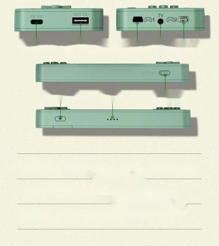 [4757 Menschen loben] Handheld-Ladegerät in einem Zwei-Spieler-600-Spielkonsolen Neue klassische Nostalgie_voghion.com