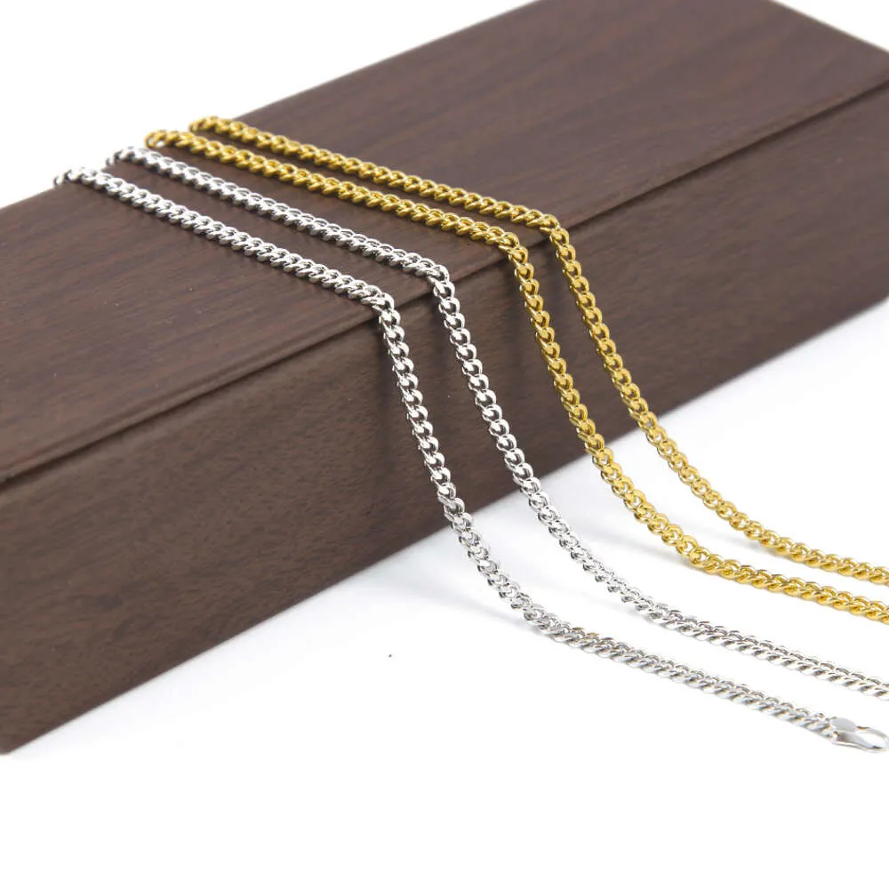 Collana Hip Hop cubana placcata Miami da uomo con ciondolo a catena in oro sterling, maglia cubana in argento_voghion.com