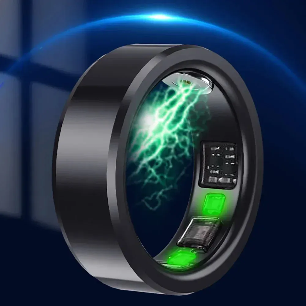 Fashion Health Tracker for Heart Rate Sleep Step Counting Body Temperature Monitoring Smart Finger Ring 240730_voghion.com