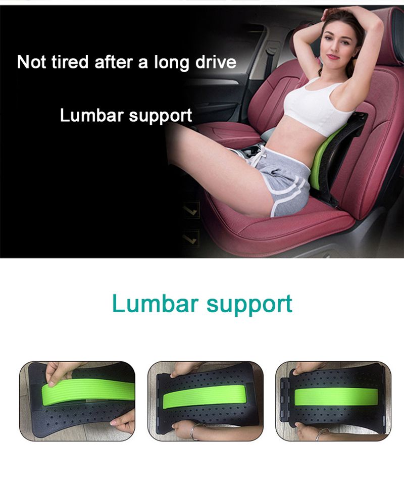 Massager Lumbar Support Spinal Board Back Stretcher Lower and Upper Muscle Pain Relief for Herniated Disc_voghion.com