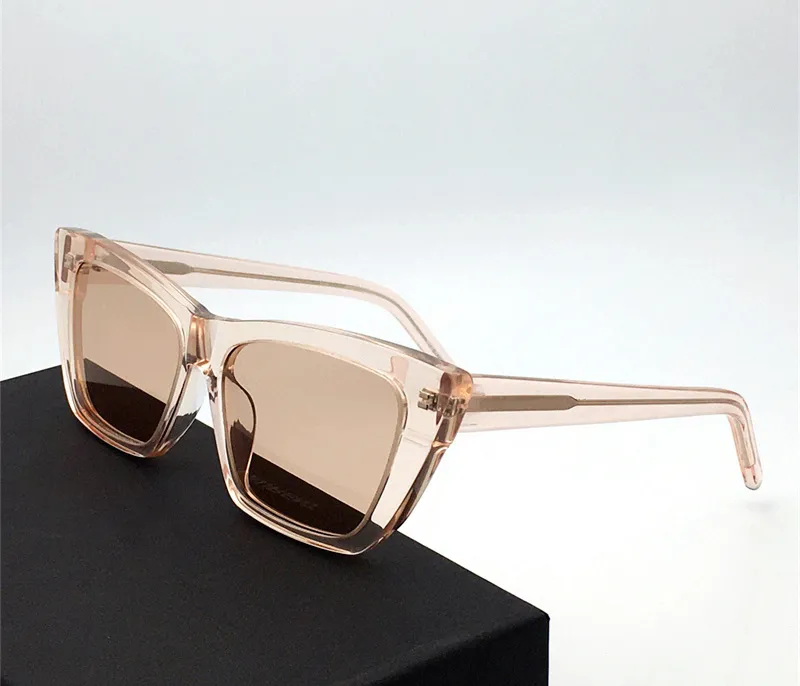 Bril Mica signer Vorm Montuur Populair Zonnebril Oog 276 Mode Retro Vrouwen Kat Zomer Vrije tijd Wild Stijl UV400_voghion.com