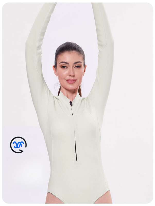 Kore Sıcak Satış Kadın Beyaz Sıcak Mayo, Zayıflama Islak Dalış Takımı, Kadın Hızlı Kuruyan Sörf Takımı_voghion.com