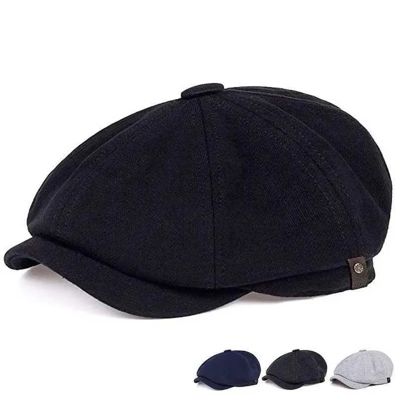 2021 Retro Octagonal Compeon UK News Boys Mens and Womens Outdoor Sun Berry Boyna Painter Front Hat Y241031_voghion.com