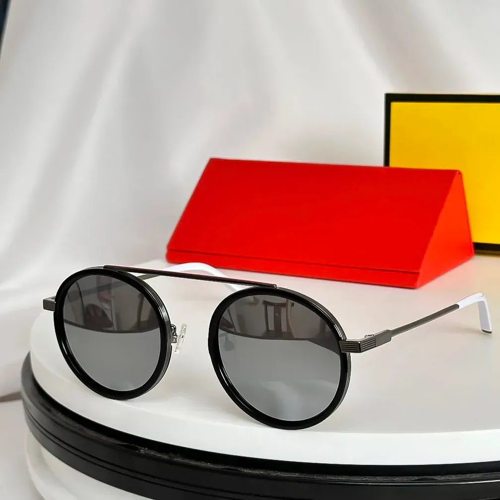 Sunglasses Women Outdoor Sunshine Beach Travel Guest Round Eyewear UV400 High Quality Design Unisex Personality Fashion_voghion.com