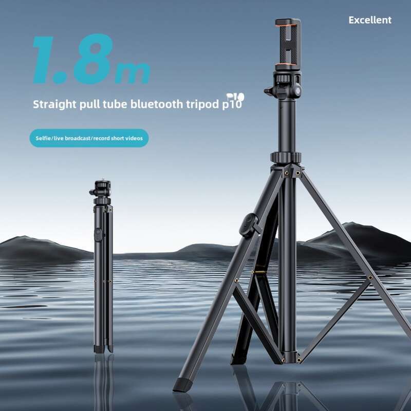 T01 Stick Mobile Bluetooth Selfie Phone Clip Tripod Fill Light Bracket Portable Outdoor Photography_voghion.com