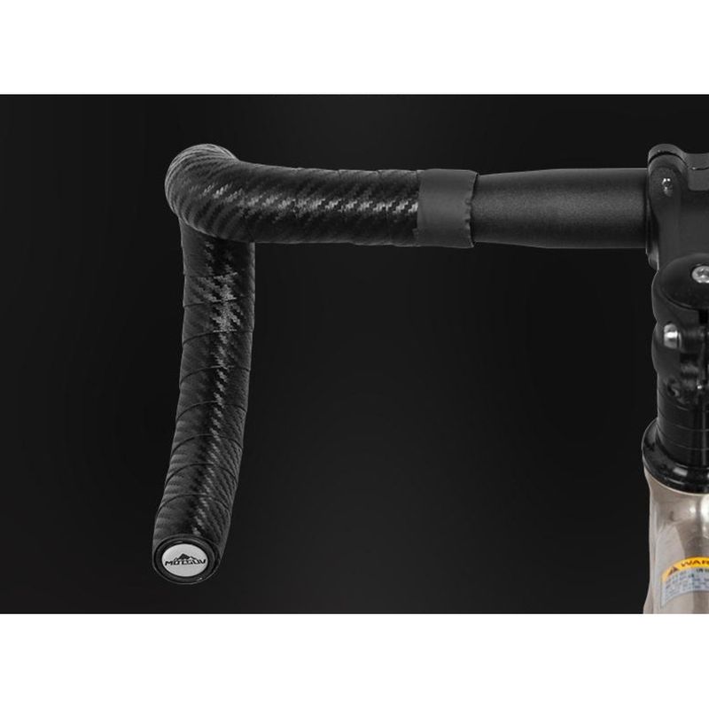 Guidão de estrada, tiras brancas coloridas de bicicleta, PU EVA resistente ao desgaste, equipamento de pilotagem antiderrapante_voghion.com