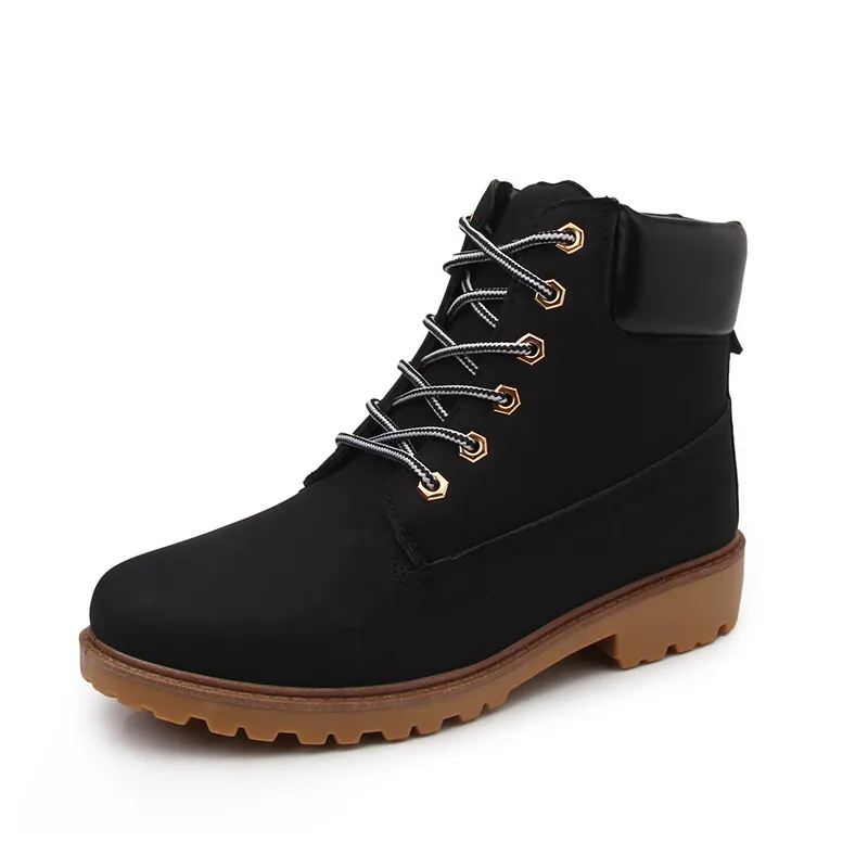 Snow Boots Fashion Women Ins Winter Ankle Pu Leather Fur Ing Platform Thick Sole Casual Shoes Ladies Motorcycles_voghion.com