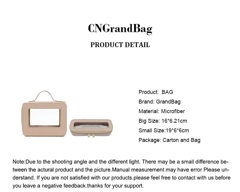 Trousse de toilette personnalisée en cuir véritable, colorée, classique, portable, voyage, transparente, en PVC, cosmétique, TPU_voghion.com