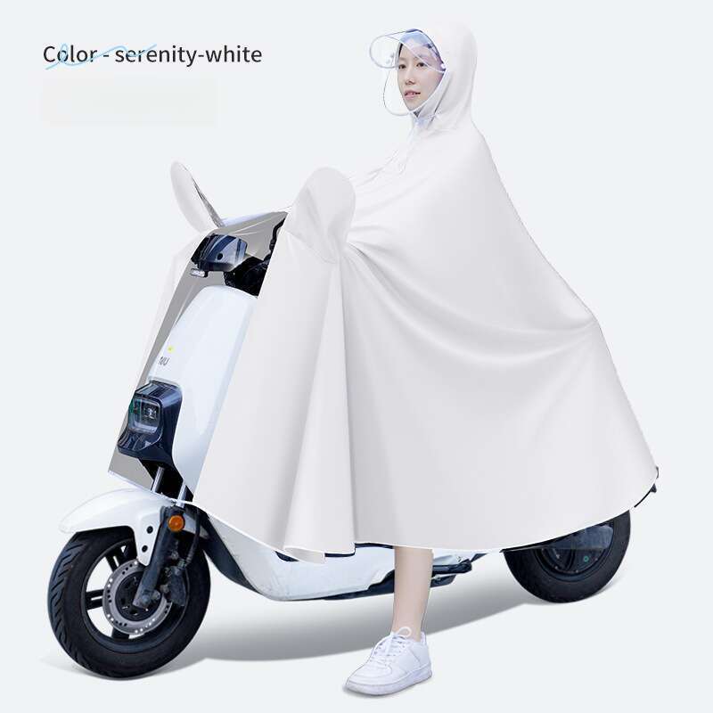 Capa de chuva elétrica para carro, masculina e feminina, adulto, solteiro, nova, motocicleta, bicicleta, longa, corpo inteiro, prevenção de tempestades_voghion.com