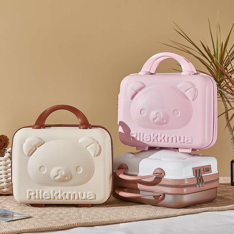 14-inch Makeup Teddy Bear, Mini Password Box, Suitcase Cartoon Gifts_voghion.com