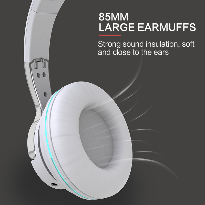 Cuffie Bluetooth TV Cuffie wireless con microfono Adattatore USB Cuffie stereo con cancellazione del rumore Pieghevole per TV Auricolare_voghion.com