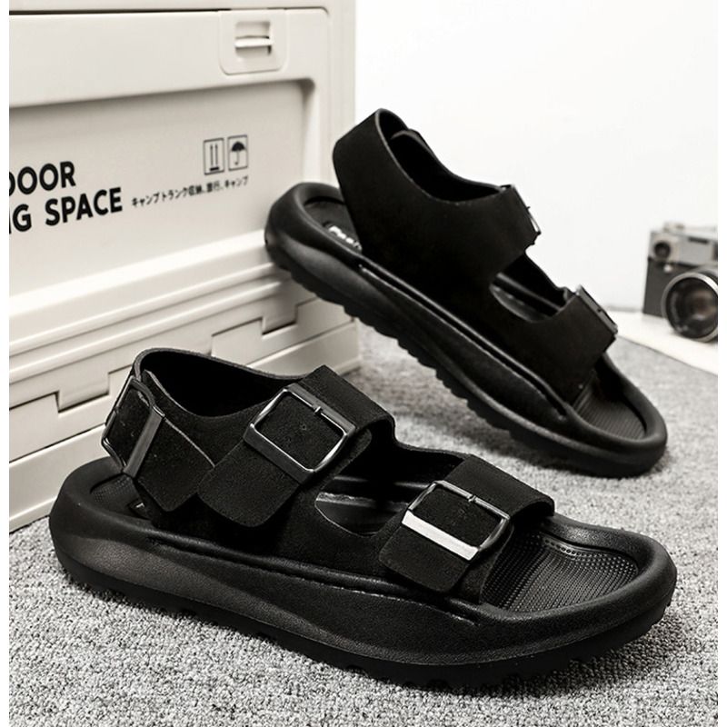 Nye herresandaler til sommer og fritidssko, strandsko, store størrelser_voghion.com