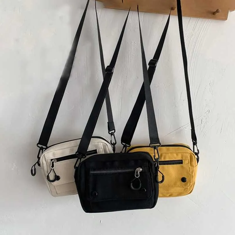 Borsa a mano in tela calda, mini, per studenti, piccola, casual, con cerniera, da donna, monofacciale, Y241026_voghion.com