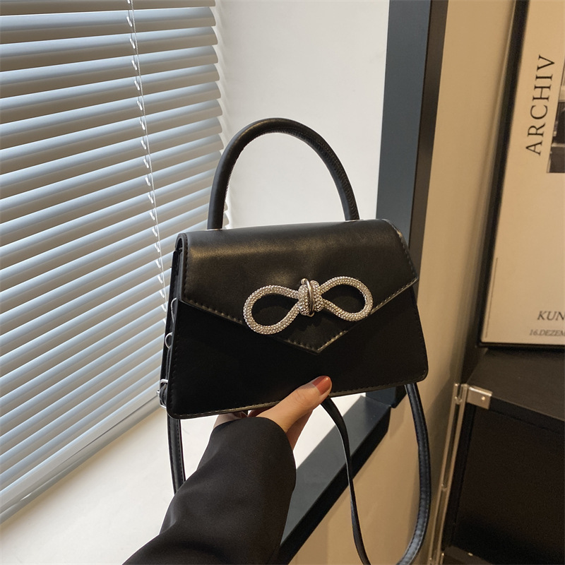 Elegante borsa a tracolla da donna con fiocco - versatile handbag_voghion.com
