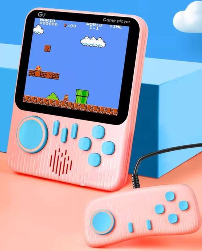 Old Style Mini Game Console, Nostalgic Childhood For Two, Portable Handheld Device, 2.8 Screen G7_voghion.com