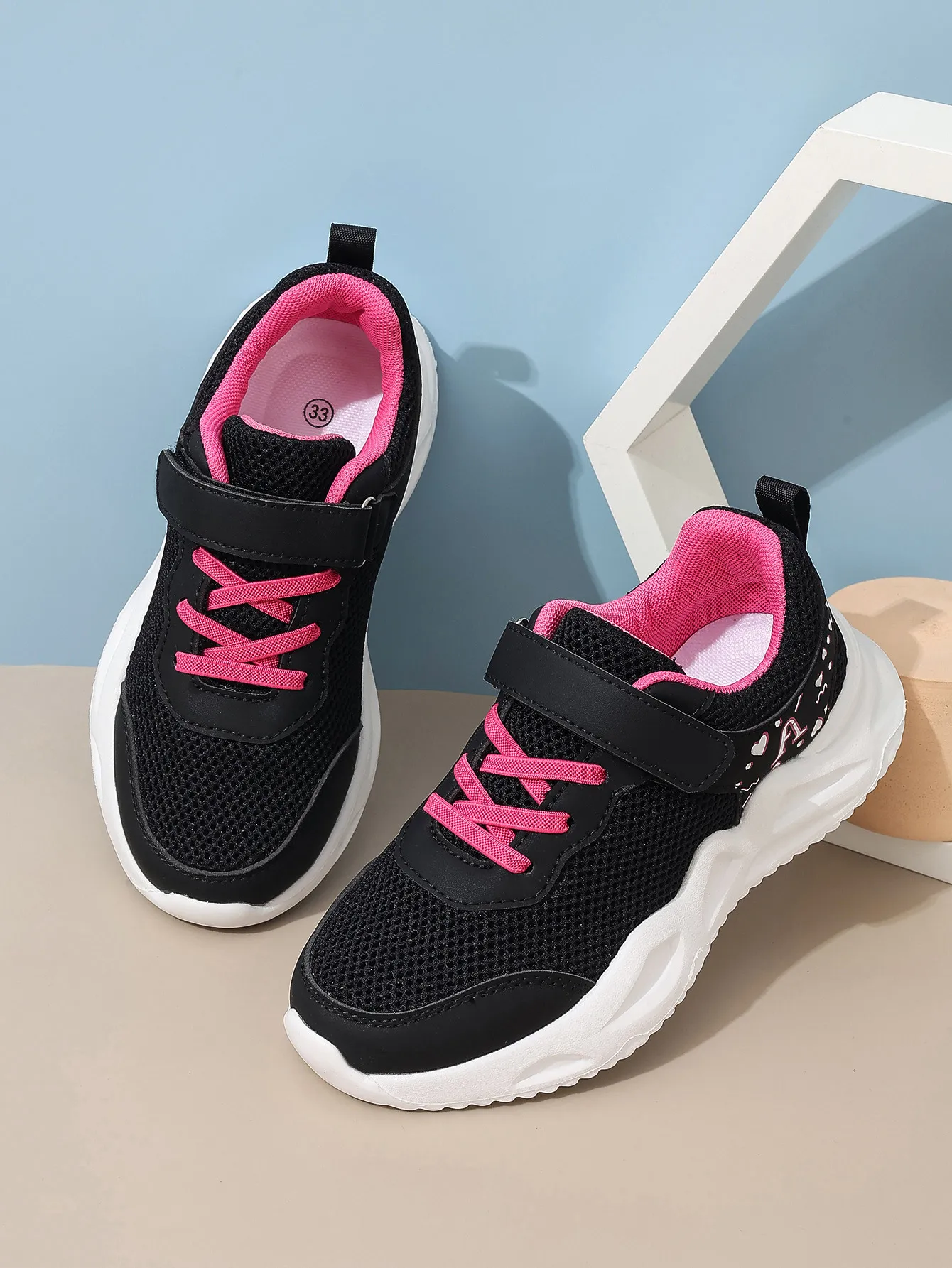 New Fashion Classic Girls Running Pink Kids Sneakers for Toddler Breathable Mesh Tennis Children School Sport Shoes 26 -_desvips.com