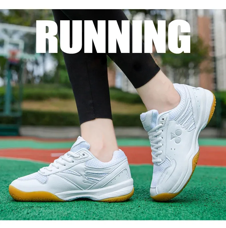 womens breathable volleyball Mens badminton shoes indoor athletic training sneakers tennis couple_voghion.com