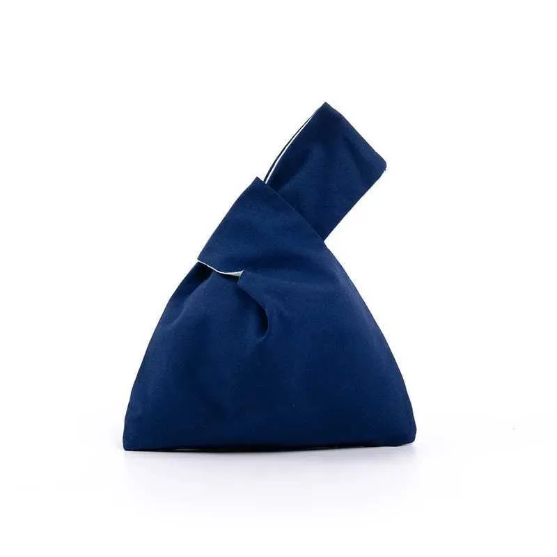 Borsa da shopping leggera riutilizzabile ecologica in cotone Wens Knot Wrist, porta monete Y241106_voghion.com