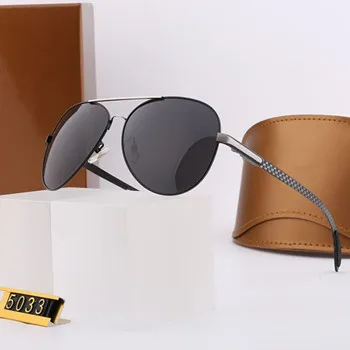 Men's Designer Sunglasses Metal Frame Uv400 Protection Eyewear_voghion.com